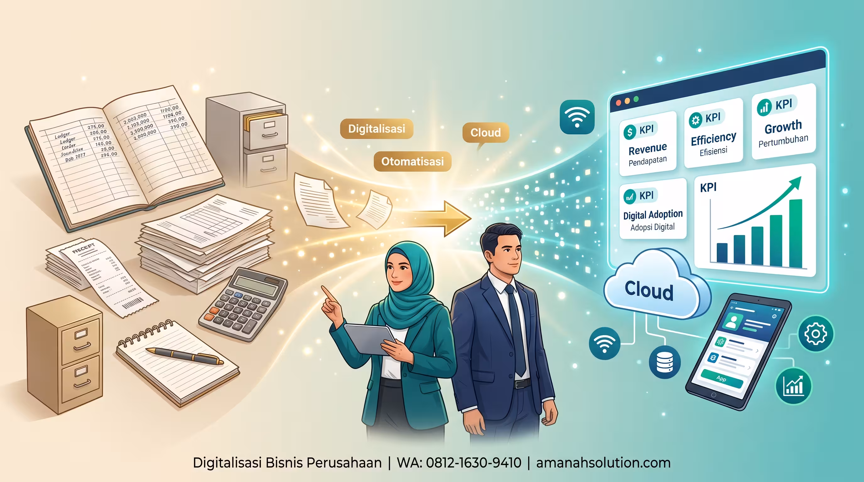 Digitalisasi bisnis perusahaan dan kesiapan SDM menghadapi disrupsi teknologi