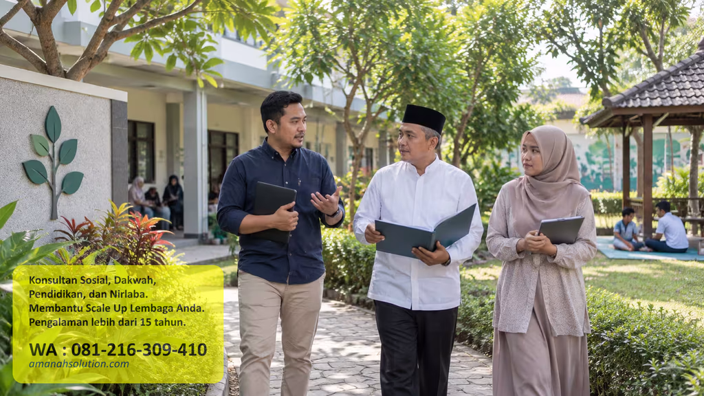 Strategi pengembangan lembaga pendidikan bersama konsultan