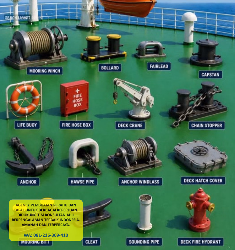 Peralatan kapal maritim yang perlu disesuaikan dengan fungsi operasional lembaga pemerintah