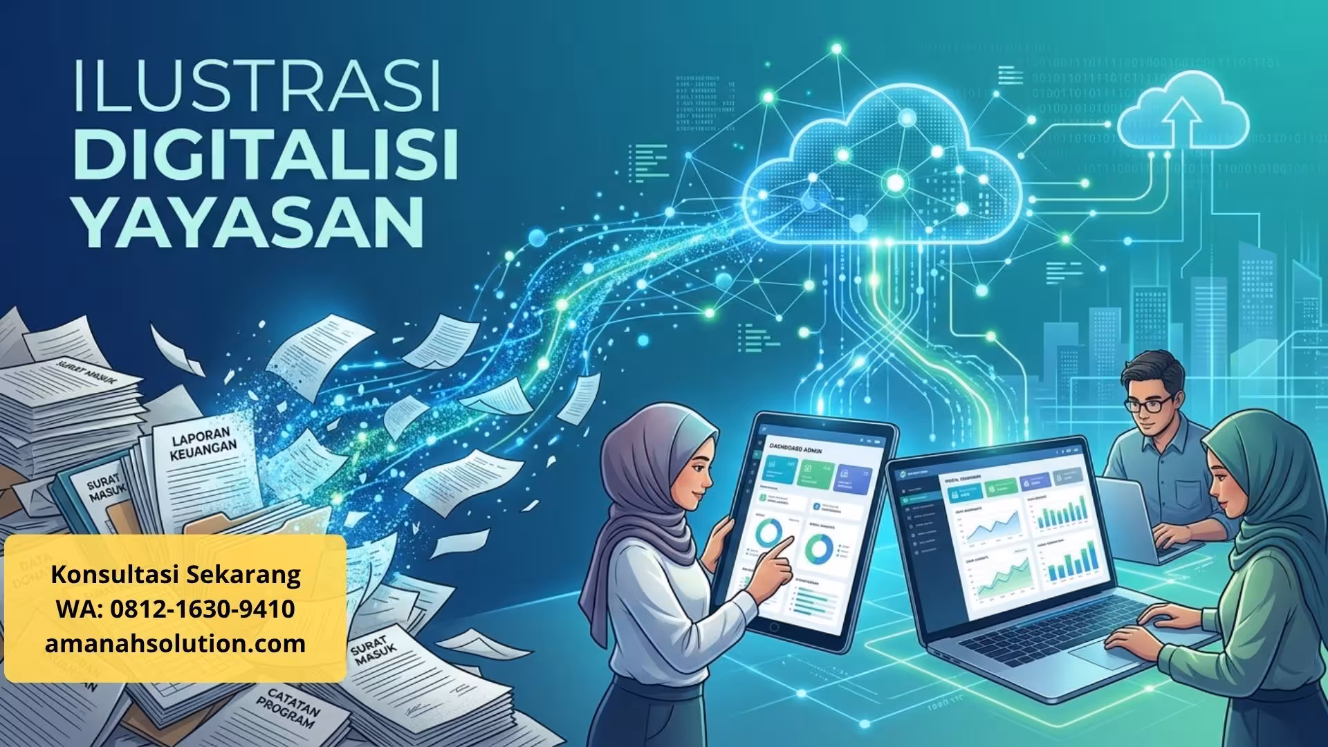 Digitalisasi manajemen sekolah dan yayasan dari konsultan manajemen