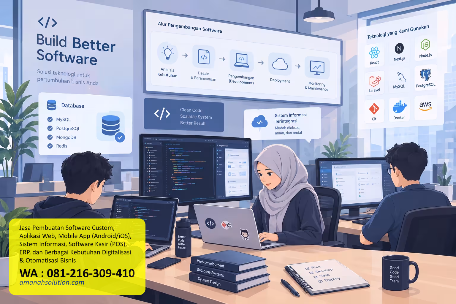 Teknologi software perusahaan — arsitektur POS enterprise terintegrasi