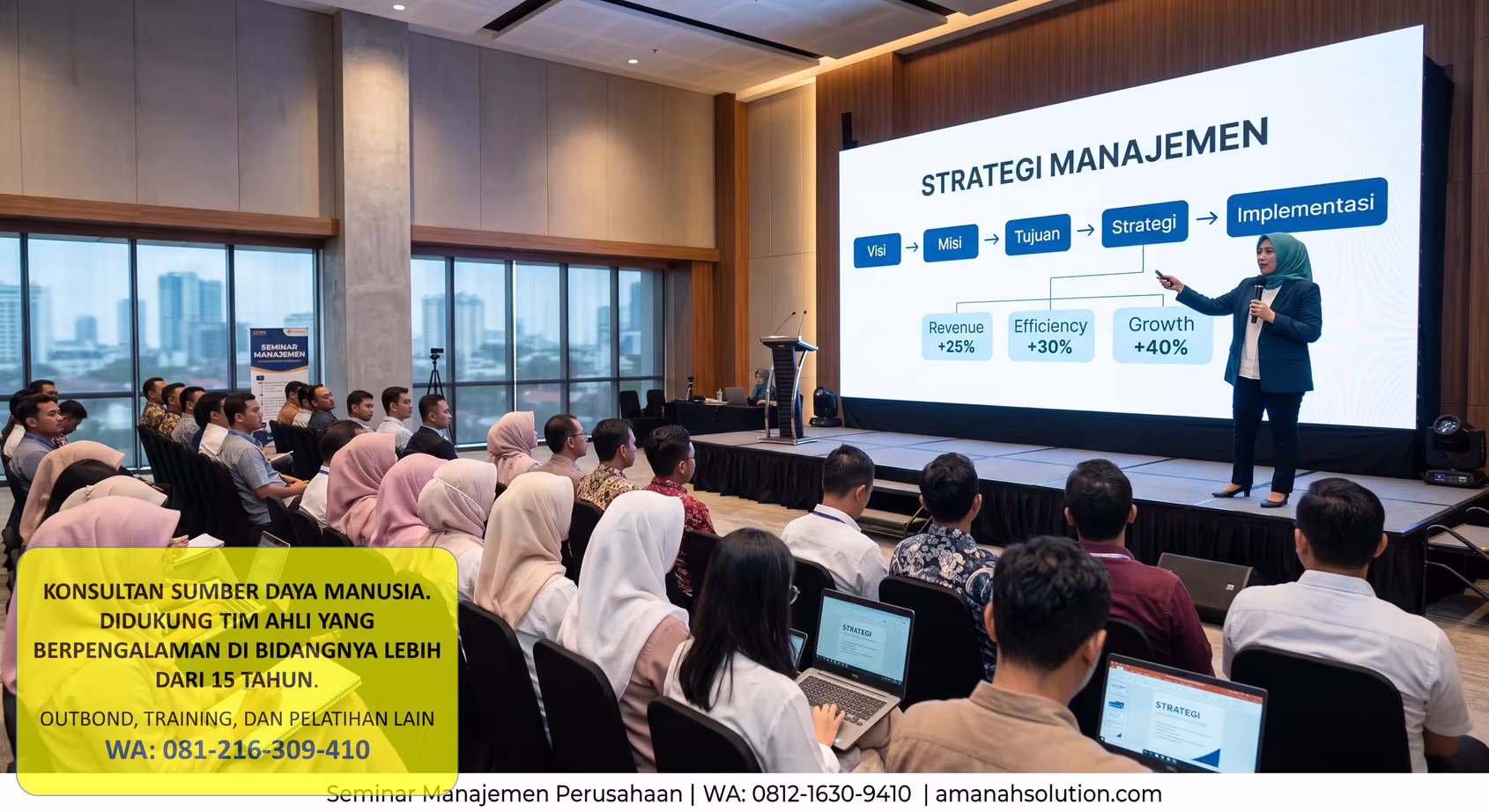 Seminar manajemen perusahaan untuk pengembangan SDM