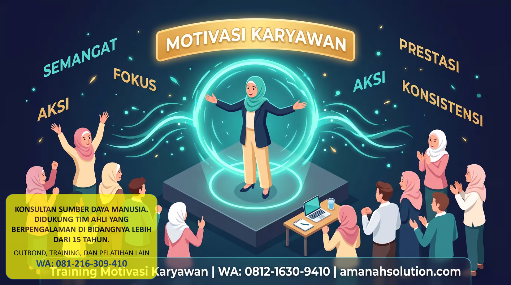 Training motivasi karyawan yayasan untuk membangun kapasitas dalam mengelola program CSR