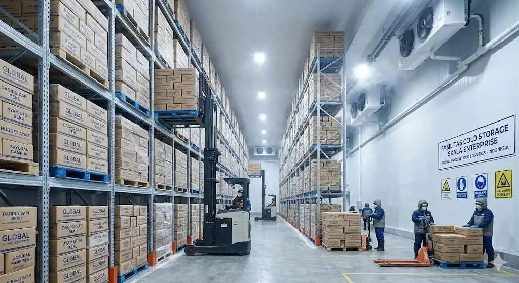 Fasilitas Cold Storage Skala Enterprise dari Frozen Food Supplier Terbaik