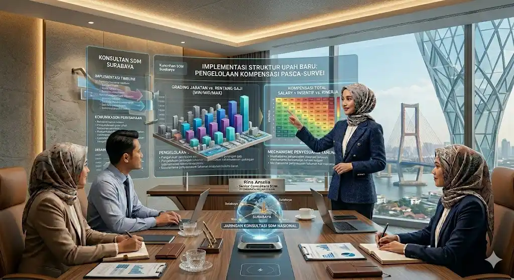 Konsultan SDM penyusunan struktur upah Surabaya