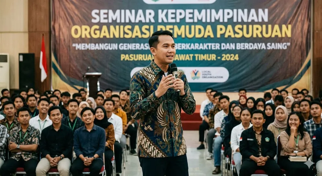 Pembicara kepemimpinan organisasi pemuda Pasuruan profesional
