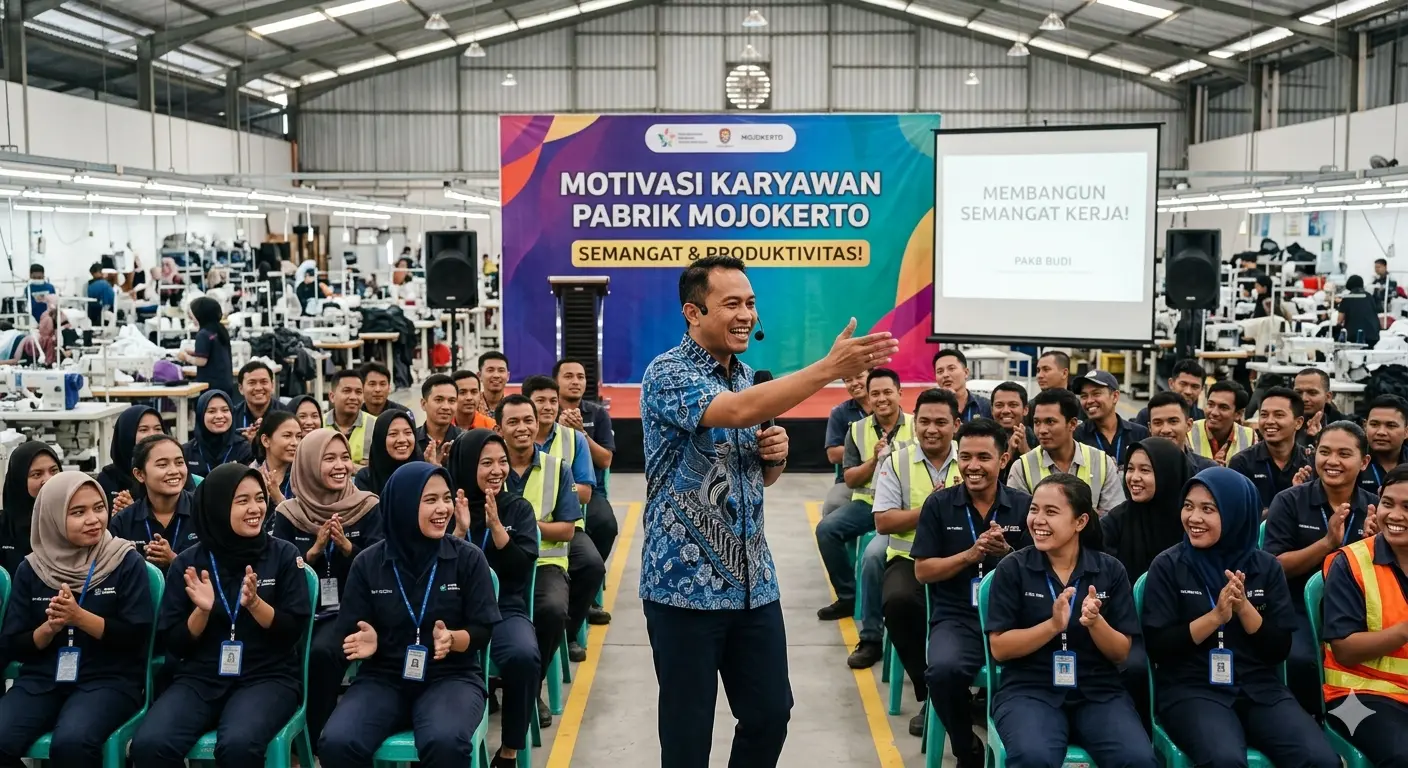 Pembicara Motivasi Karyawan Pabrik Mojokerto