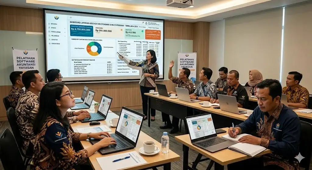Training Staf Akuntan Yayasan Suasana Pelatihan Training Software Akuntansi Untuk Admin Yayasan