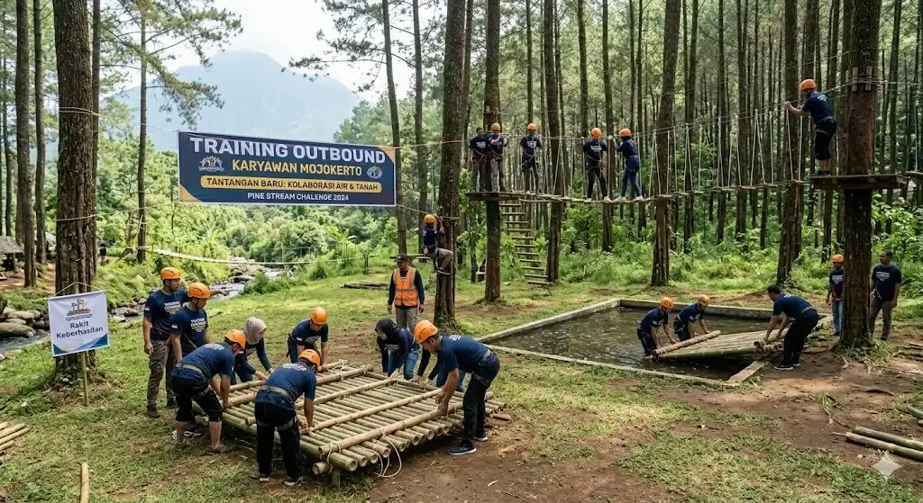 Training Outbound Team Building Karyawan Mojokerto | Meningkatkan ...