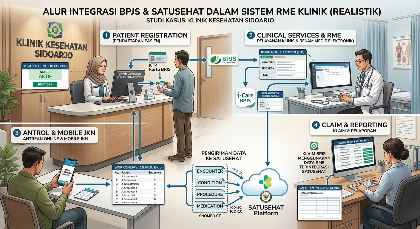integrasi BPJS kesehatan dalam software manajemen klinik di Bandung
