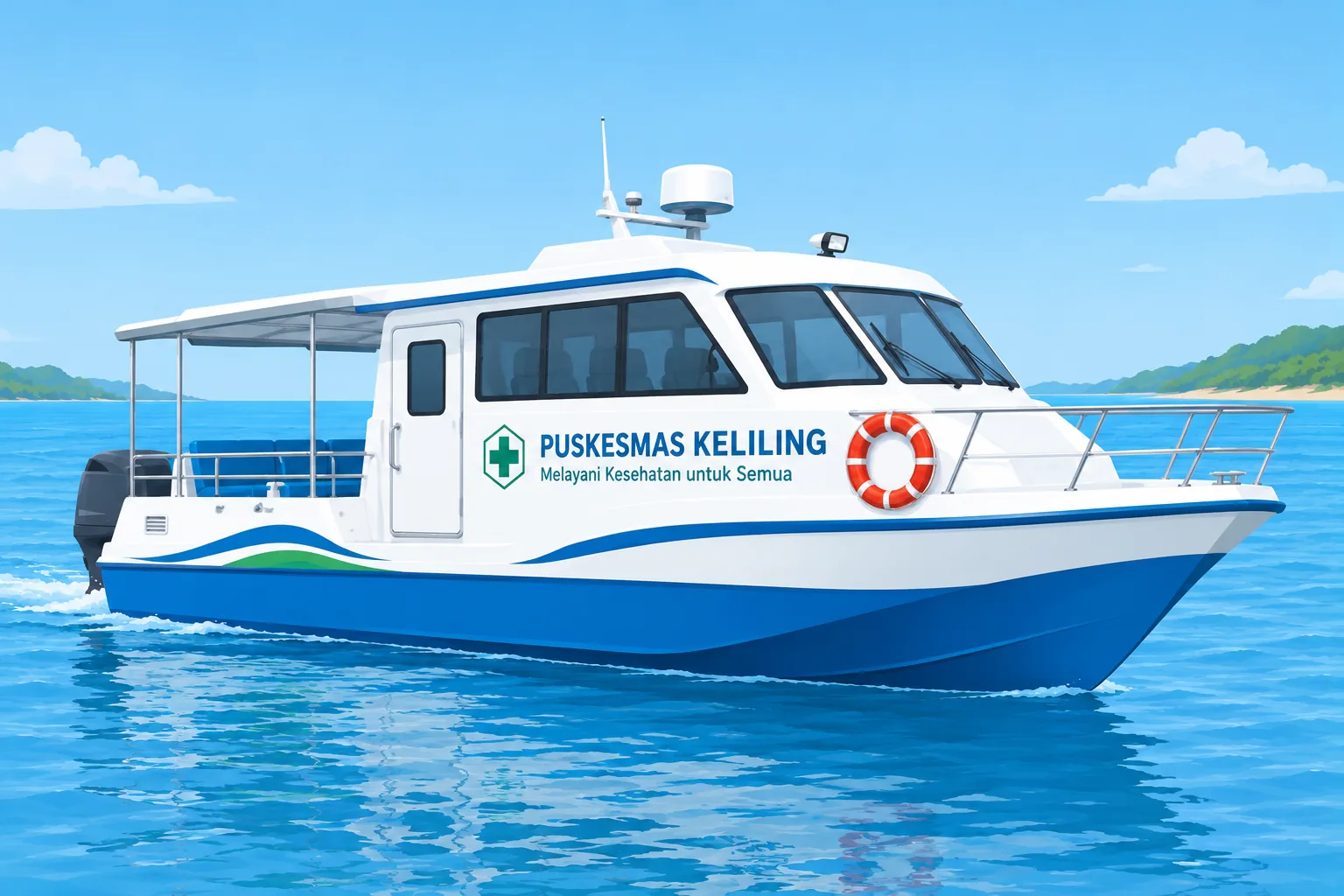 Unit Kapal Puskesmas Keliling Fiber Modern