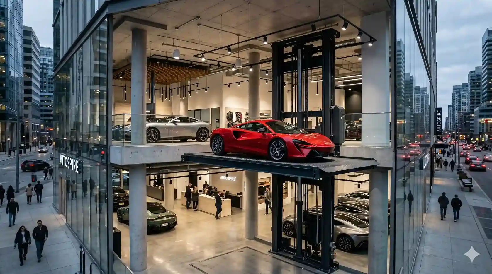 Tampilan showroom