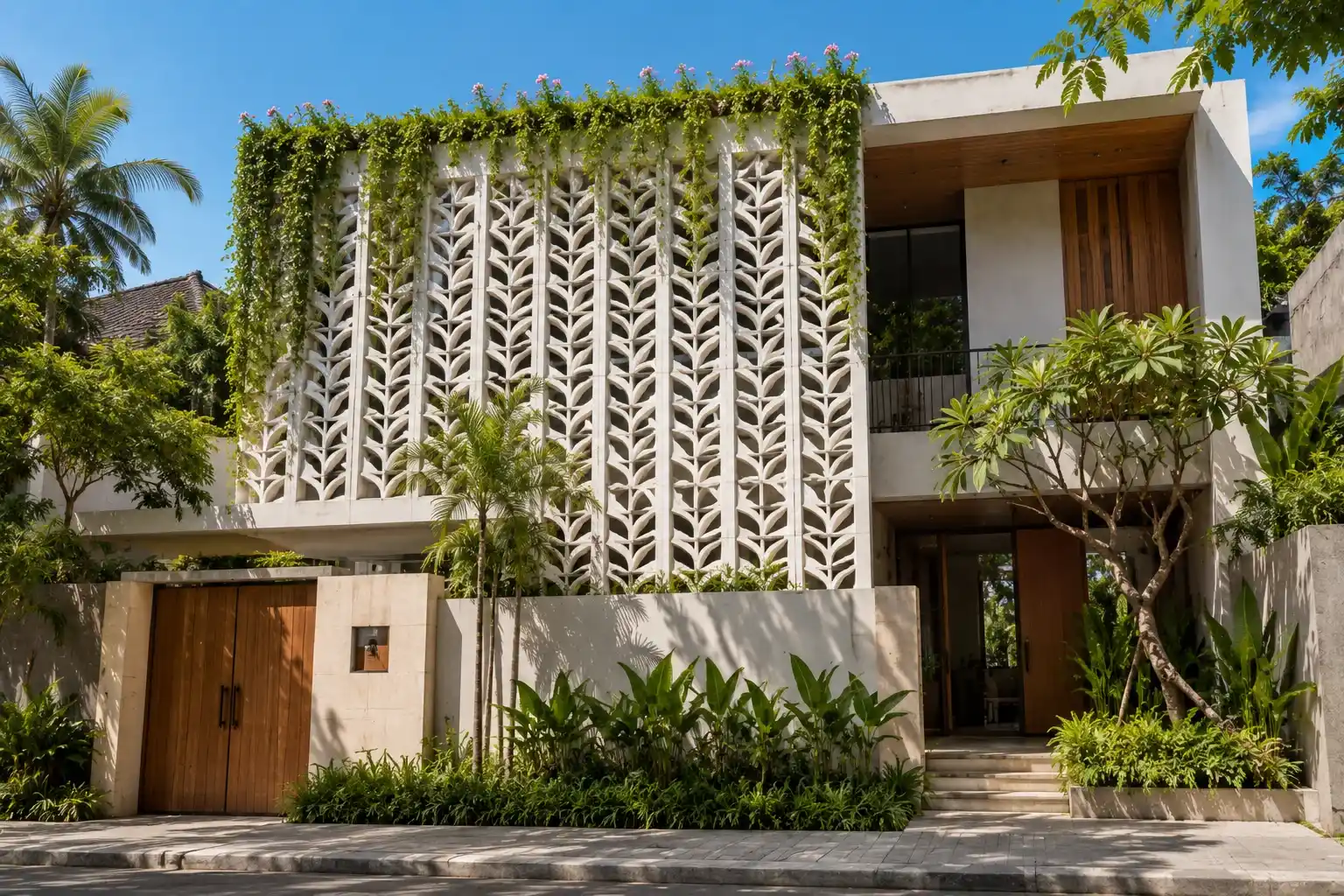 Ilustrasi detail fasad gedung untuk kebutuhan GRC