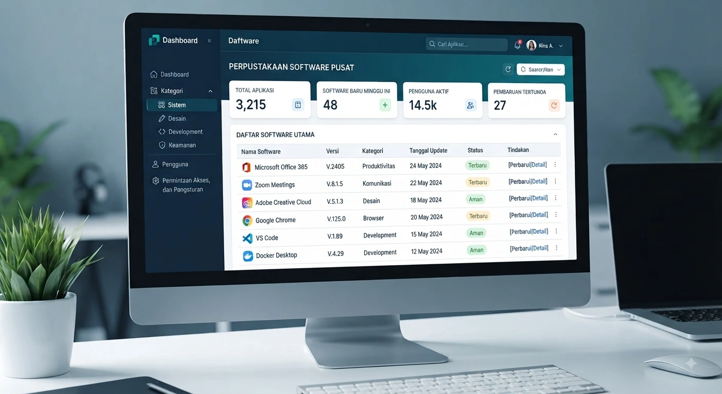 Software Library Dashboard