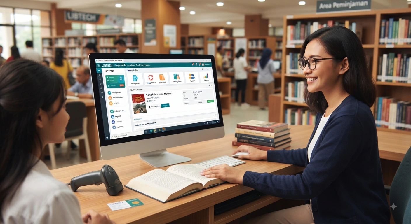 Dashboard Software Perpustakaan
