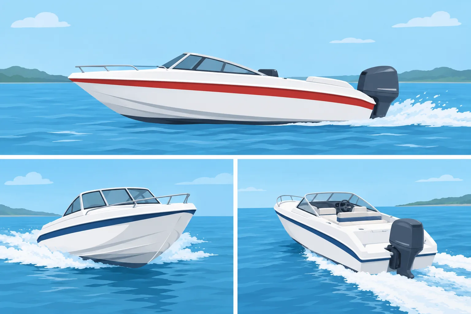 Jual Kapal Speedboat Fiber Custom Berkualitas