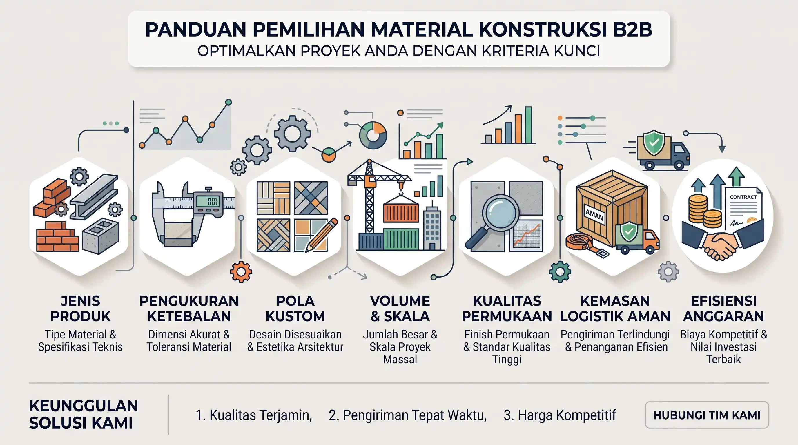 Infografis: 7 Faktor Kunci Pemilihan GRC untuk Proyek