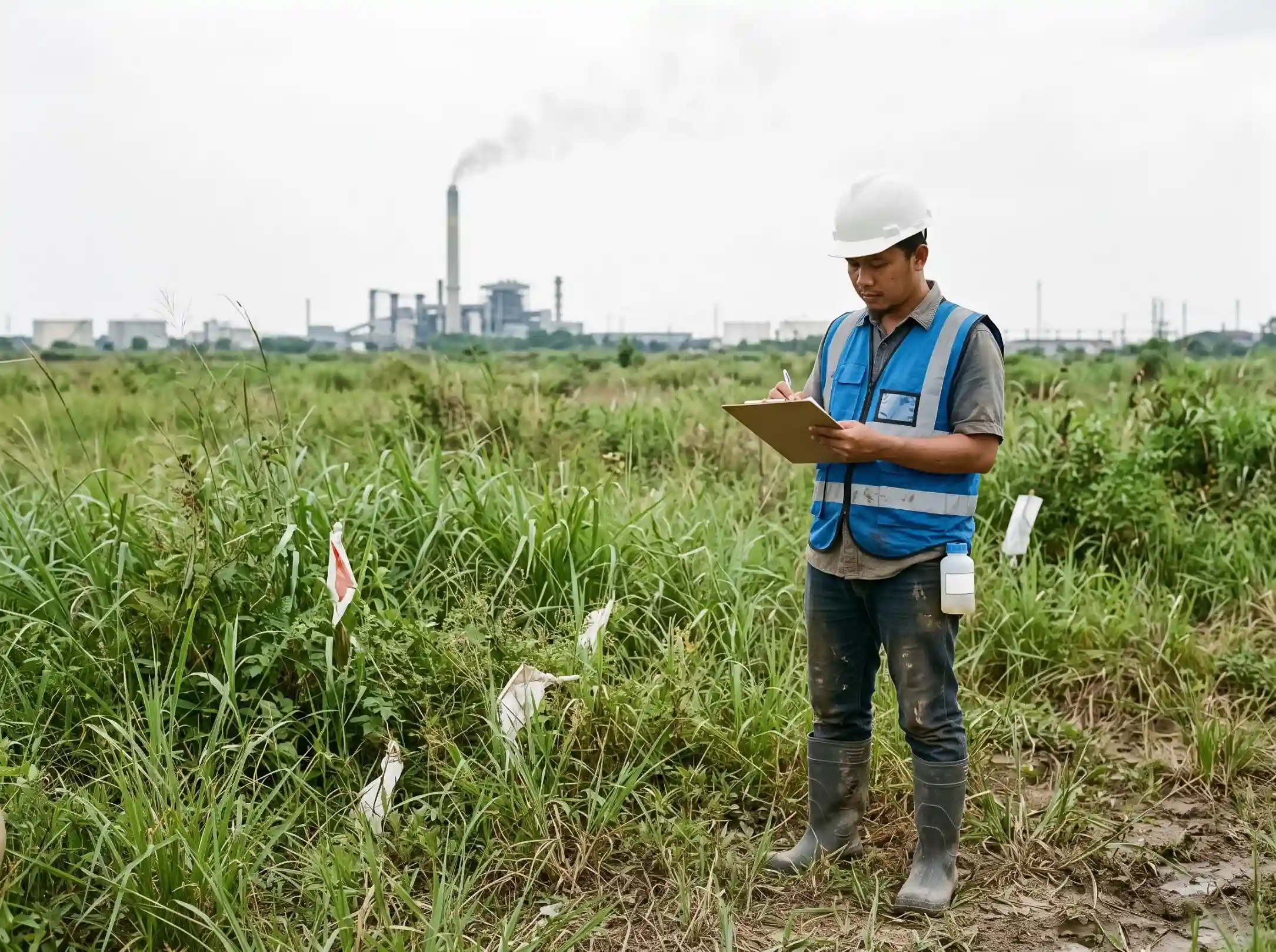 Survei flora & fauna di area industri