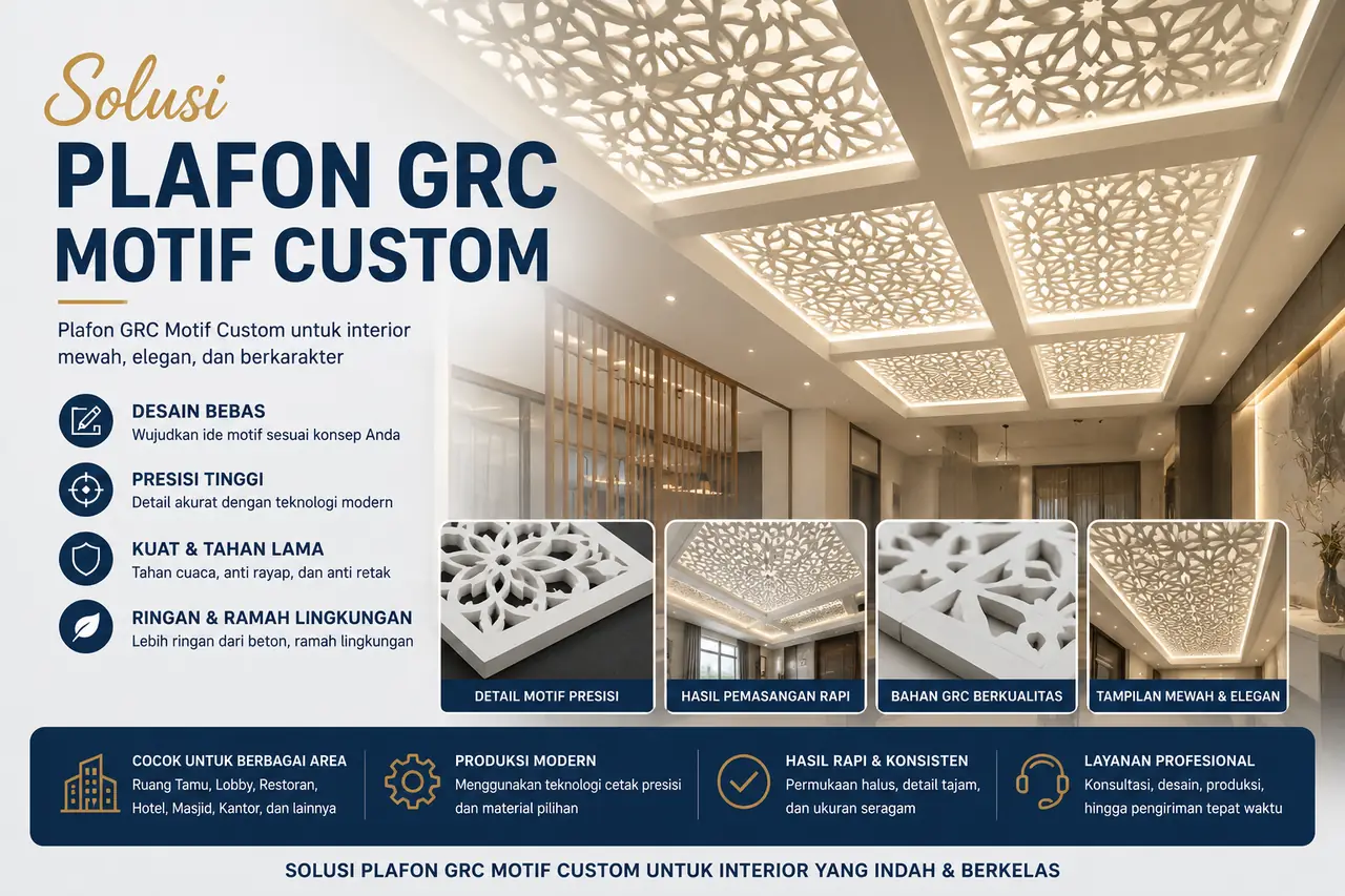 Plafon GRC Motif Custom