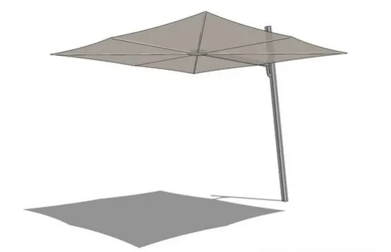 Visualisasi 3D fasad GRC untuk bangunan fasilitas umum - Artistic Structura